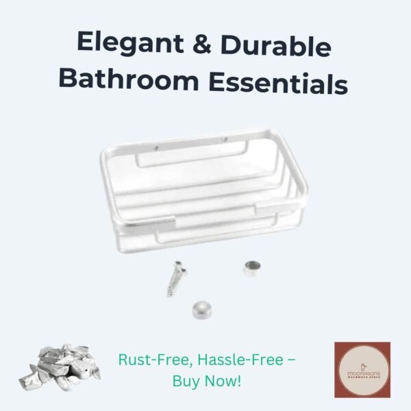 Soap Dish Aluminium Wire Rectangle