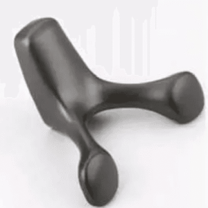 Double Clothes hook black