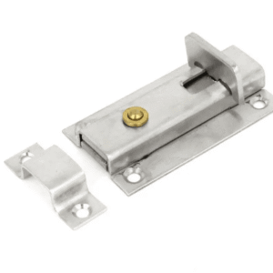 bathroom push bolt