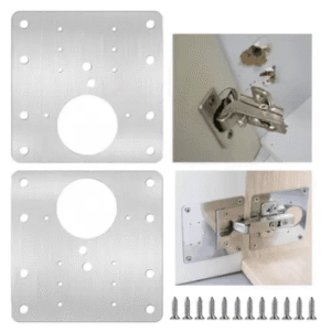 kitchen hinge repair plate