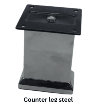 Counter leg / table leg stainless steel