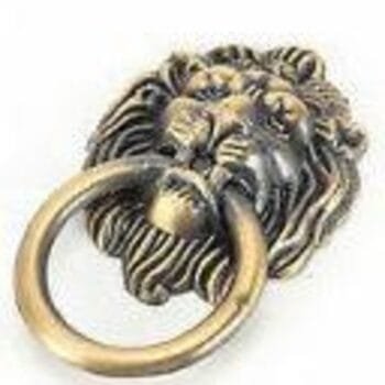 lion shape furniture knob