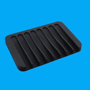 silicon soap dish black