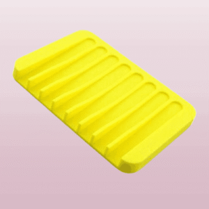 silicon soap dish yellow