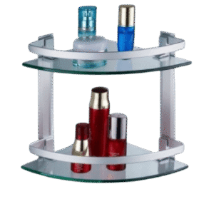 glass rack corner shelf