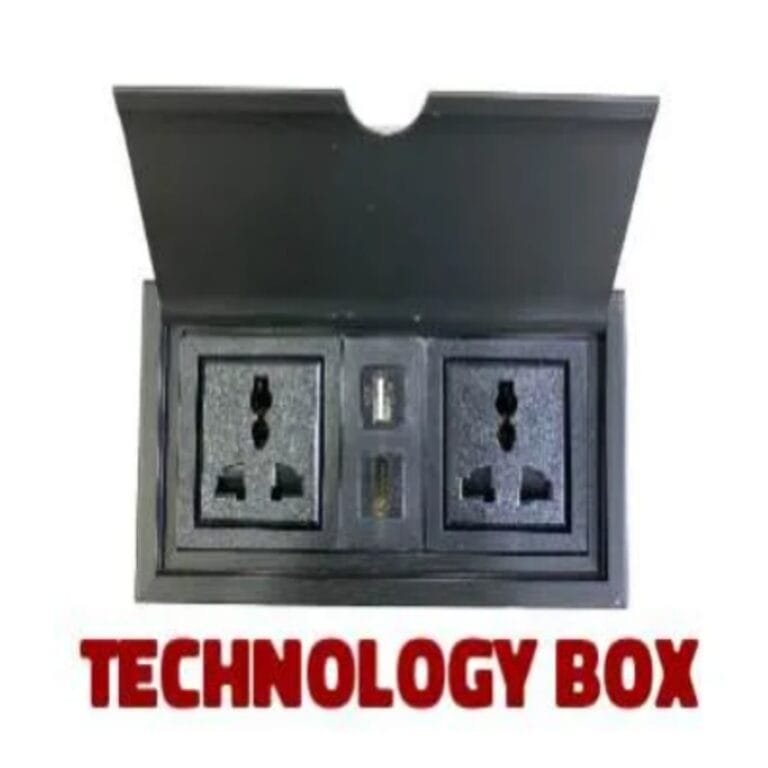 technology desk pop up box