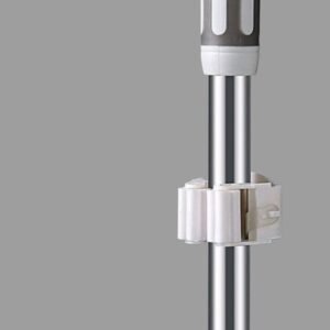 white stick on mop holder